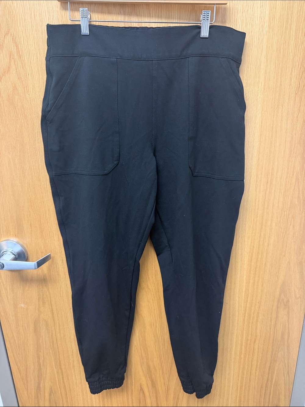 SPANX The Perfect Pant Black High-Waist Jogger Pants Plus Size 1X